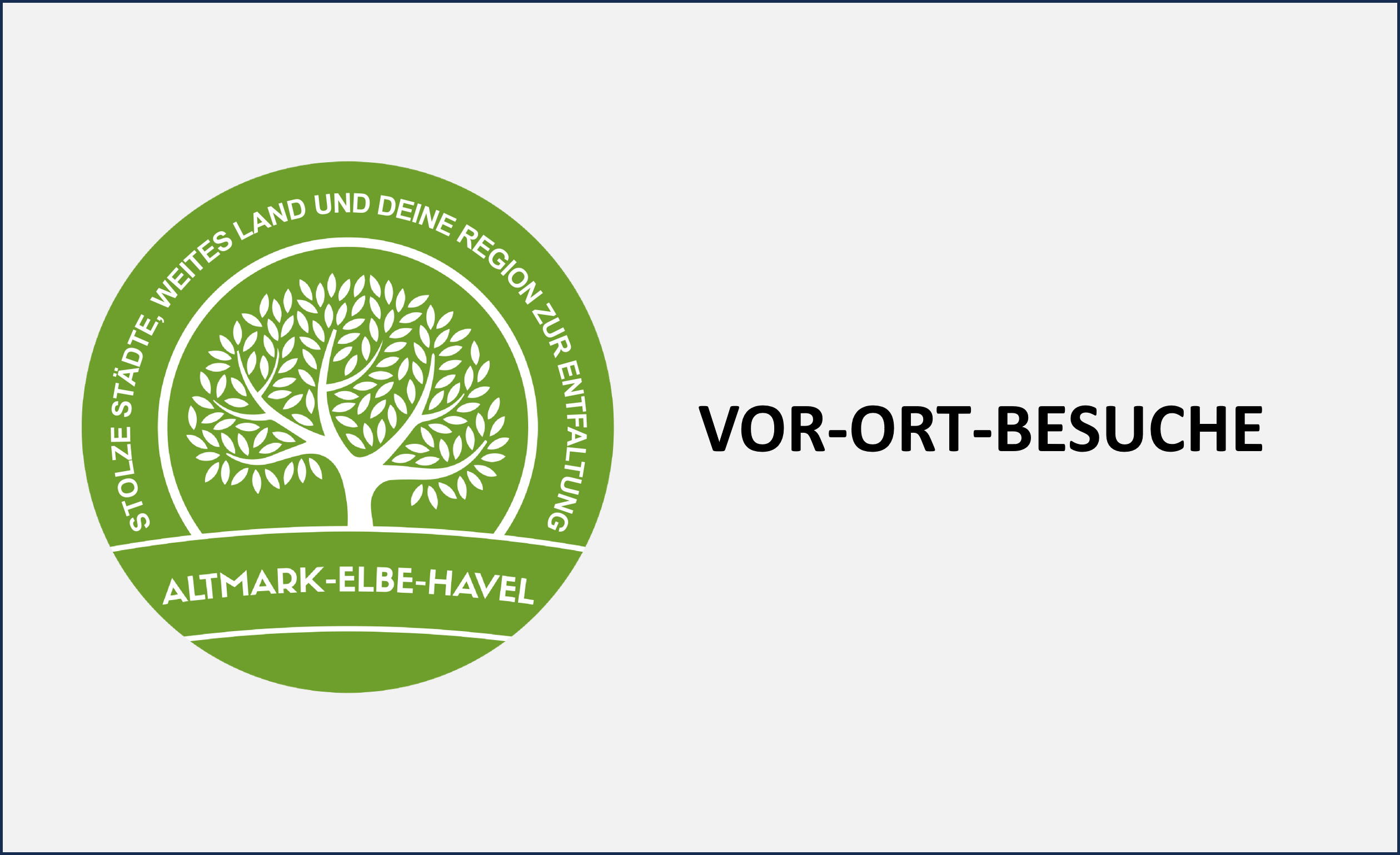 Vor-Ort-Beratungstermine für Projektinteressierte und -träger