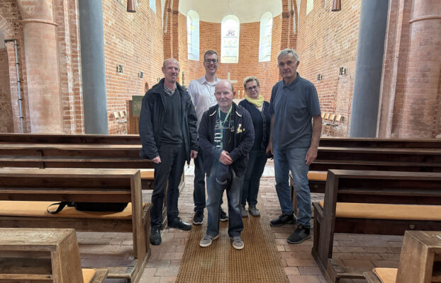 Projektbesichtigung in Sandau „Wiederaufbau des Kirchturms der St.-Laurentius-Kirche“
