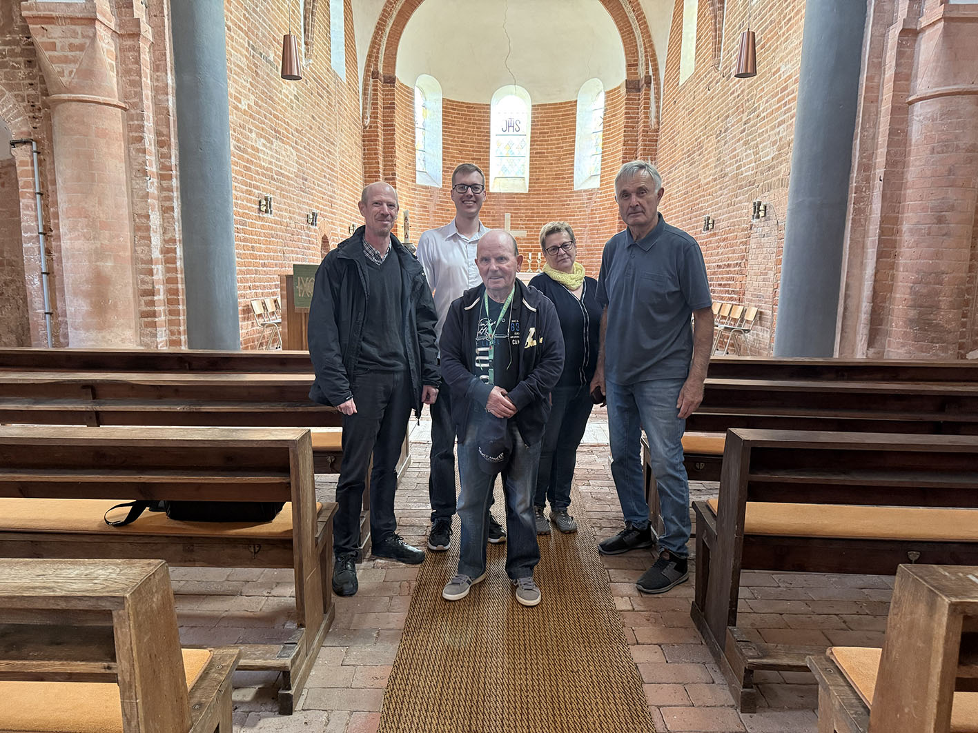Projektbesichtigung in Sandau „Wiederaufbau des Kirchturms der St.-Laurentius-Kirche“